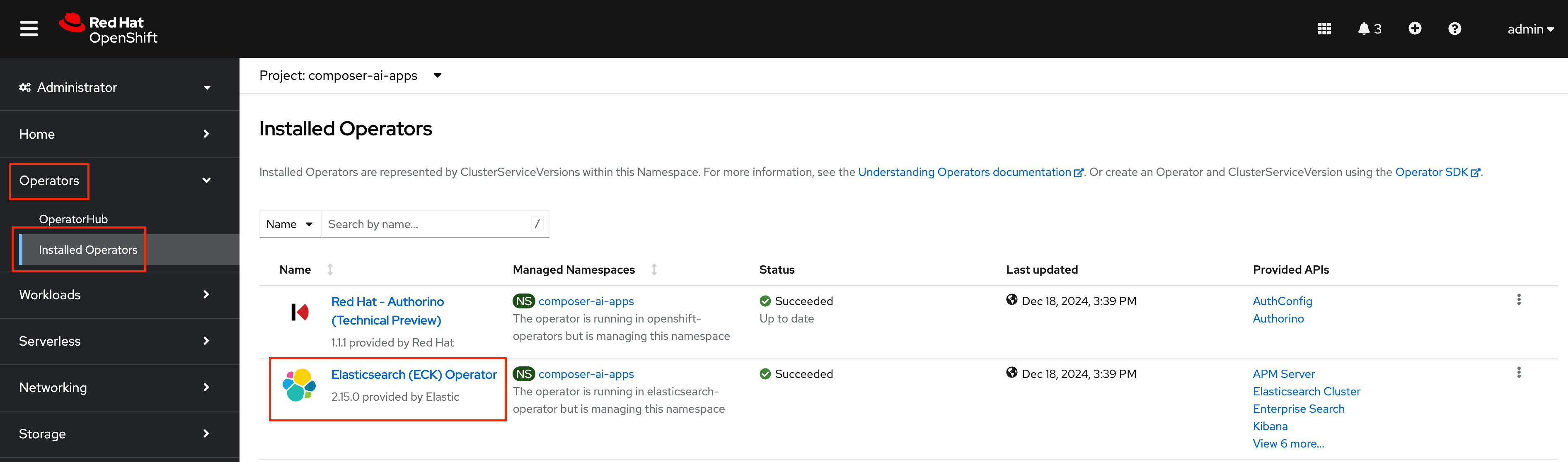 Elasticsearch Operator