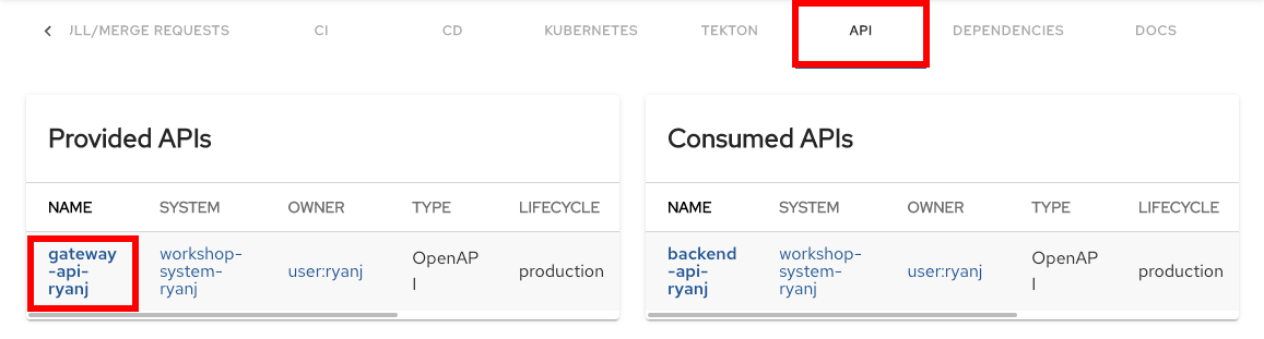tab api