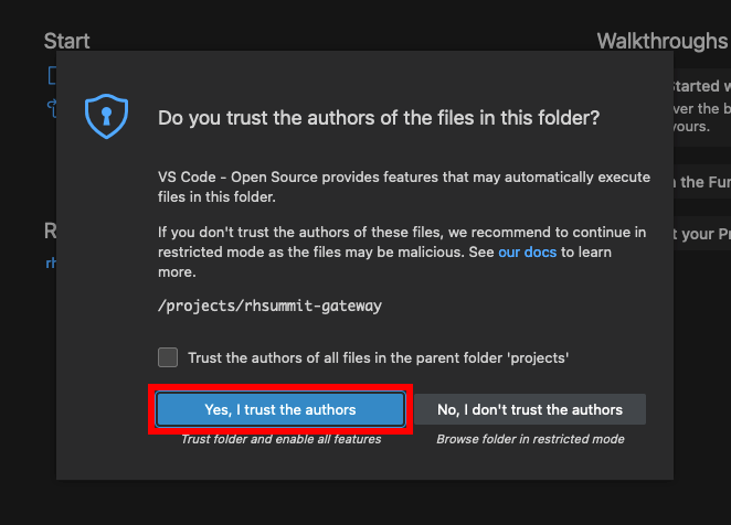 trust the authors